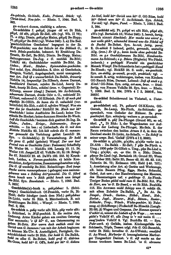 Seitenanzeige: Band 2, Spalten 1285–1286