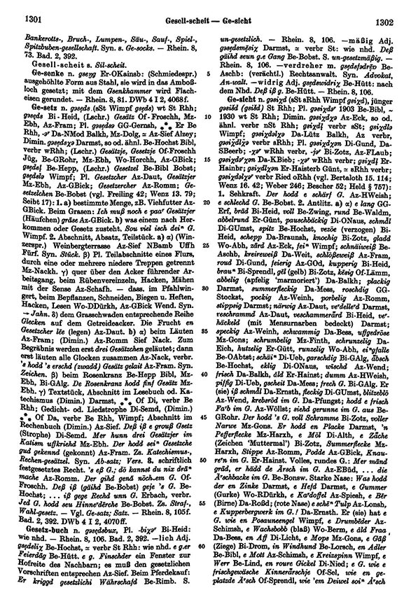 Zum Vergrößern bitte klicken Seitenanzeige: Band 2, Spalten 1301–1302