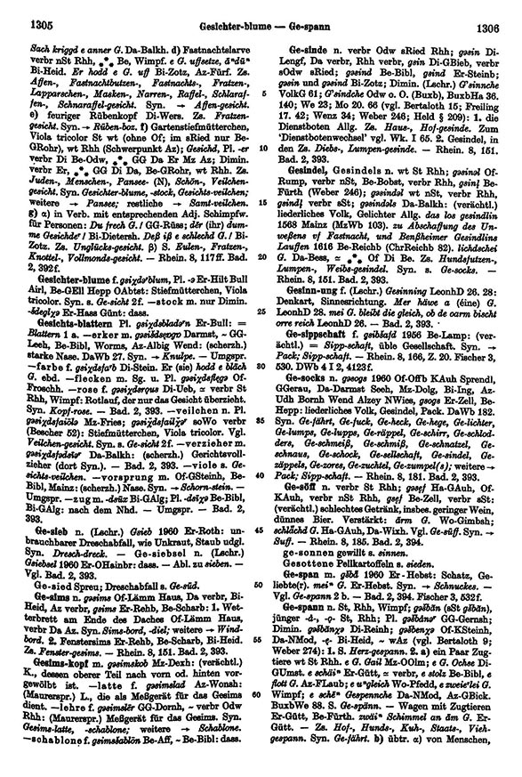 Click to enlarge Page View: Volume 2, Columns 1305–1306