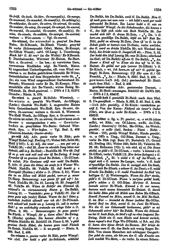 Seitenanzeige: Band 2, Spalten 1333–1334