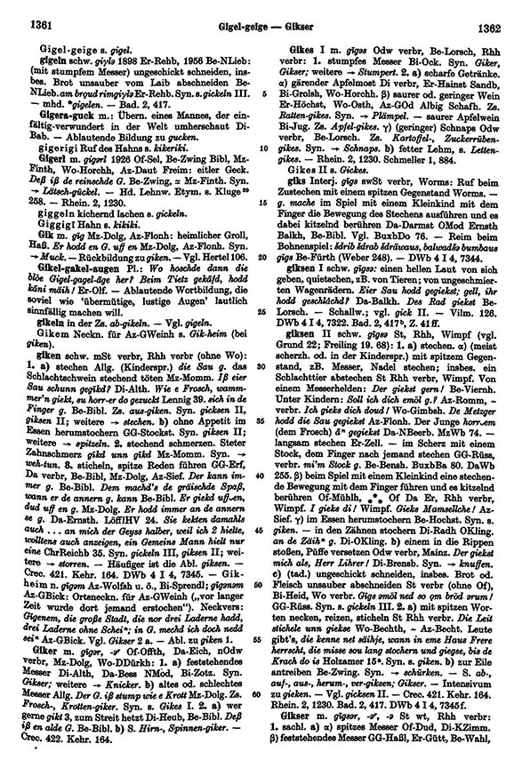 Click to enlarge Page View: Volume 2, Columns 1361–1362