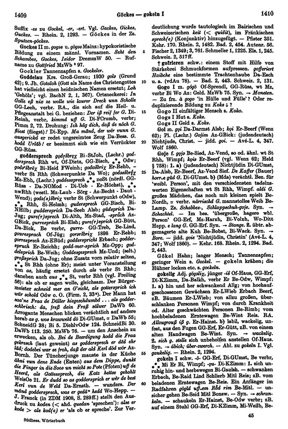 Seitenanzeige: Band 2, Spalten 1409–1410