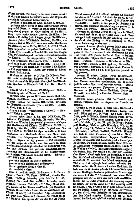 Click to enlarge Page View: Volume 2, Columns 1421–1422
