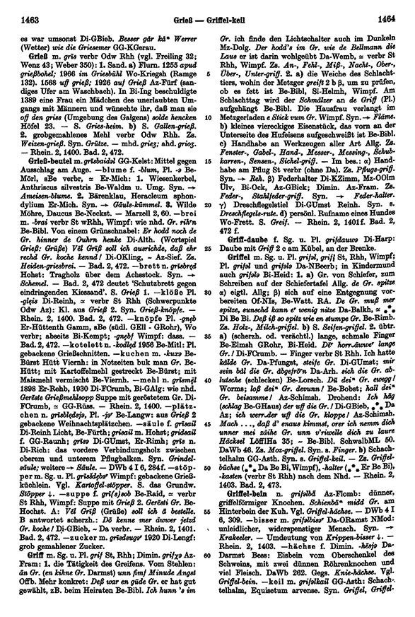 Click to enlarge Page View: Volume 2, Columns 1463–1464