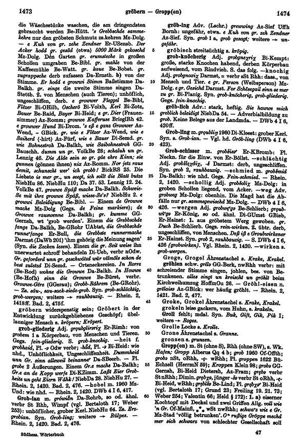 Click to enlarge Page View: Volume 2, Columns 1473–1474