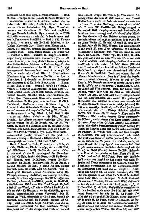 Seitenanzeige: Band 3, Spalten 191–192