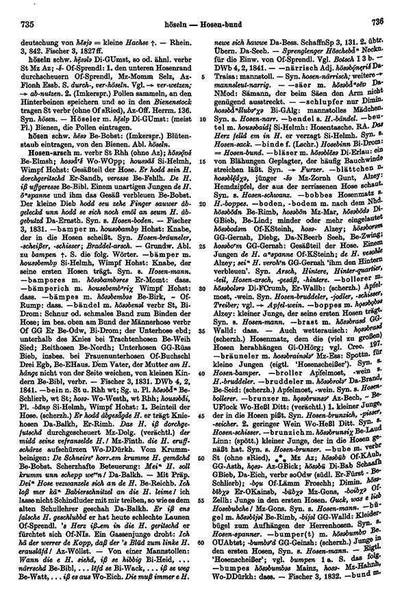 Click to enlarge Page View: Volume 3, Columns 735–736