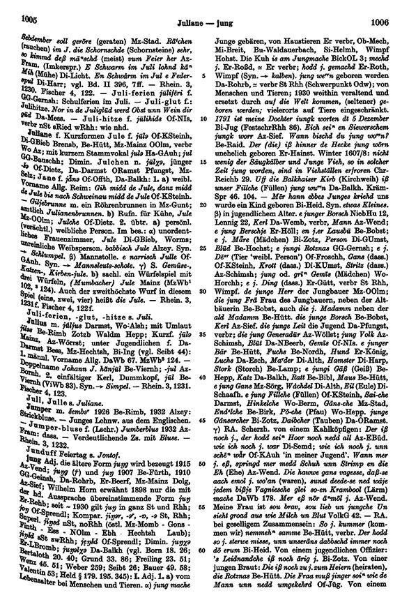 Zum Vergrößern bitte klicken Seitenanzeige: Band 3, Spalten 1005–1006
