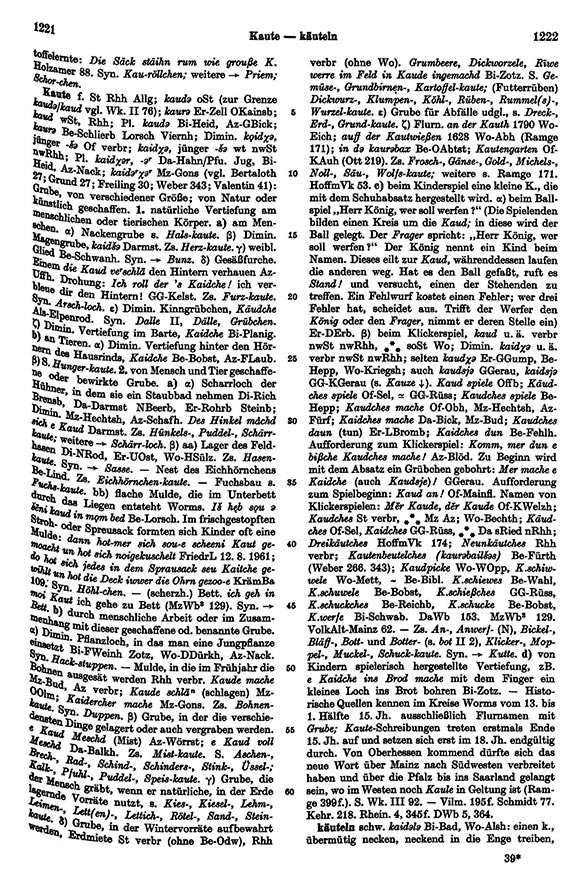 Zum Vergrößern bitte klicken Seitenanzeige: Band 3, Spalten 1221–1222