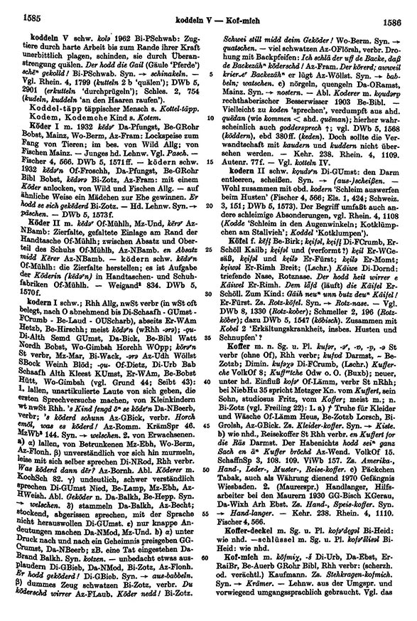 Click to enlarge Page View: Volume 3, Columns 1585–1586