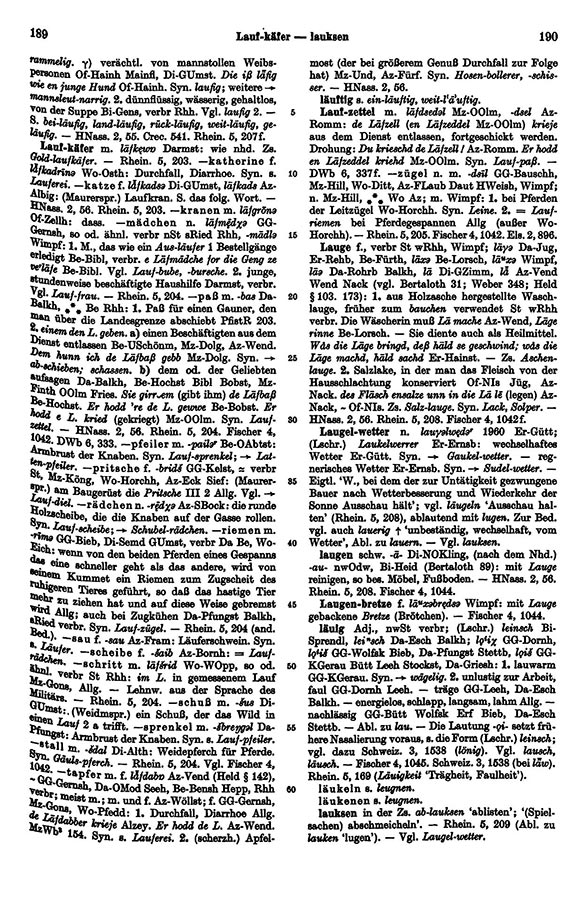 Seitenanzeige: Band 4, Spalten 189–190