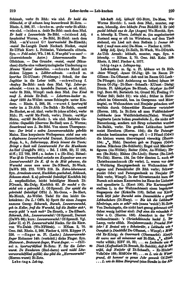 Seitenanzeige: Band 4, Spalten 219–220