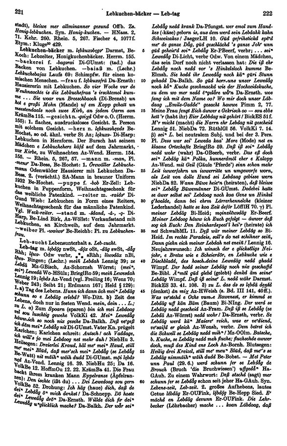 Seitenanzeige: Band 4, Spalten 221–222