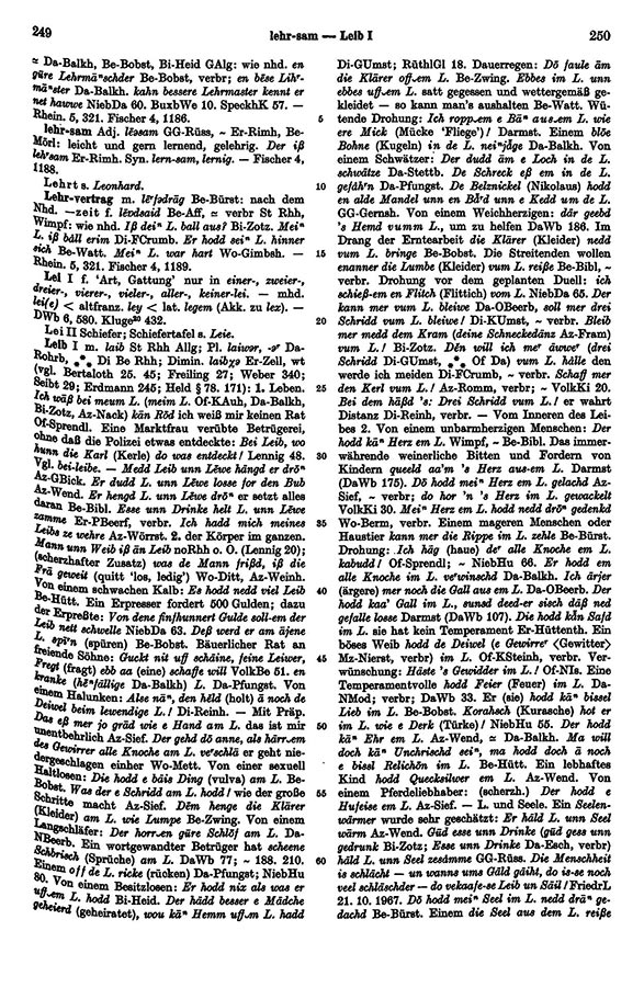 Seitenanzeige: Band 4, Spalten 249–250