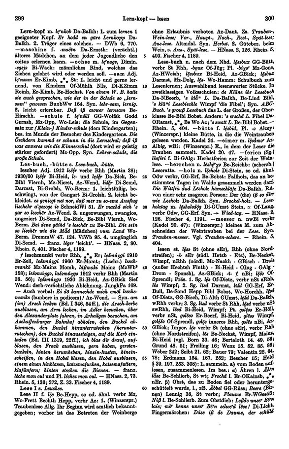 Seitenanzeige: Band 4, Spalten 299–300