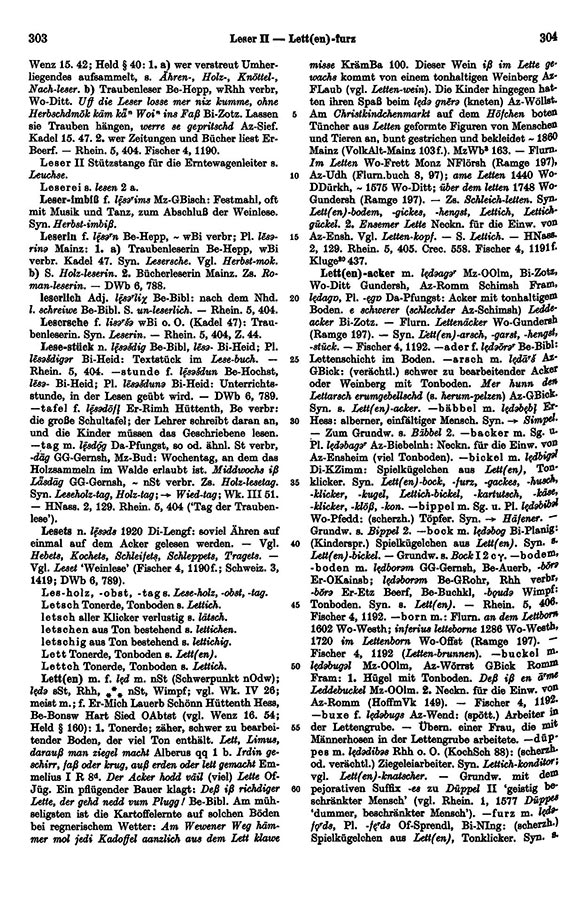 Seitenanzeige: Band 4, Spalten 303–304