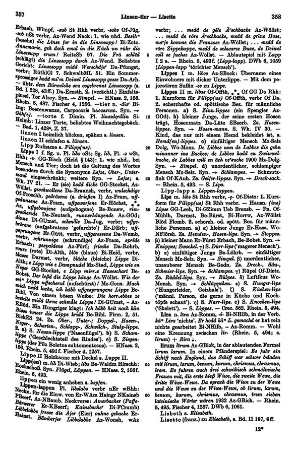 Seitenanzeige: Band 4, Spalten 357–358