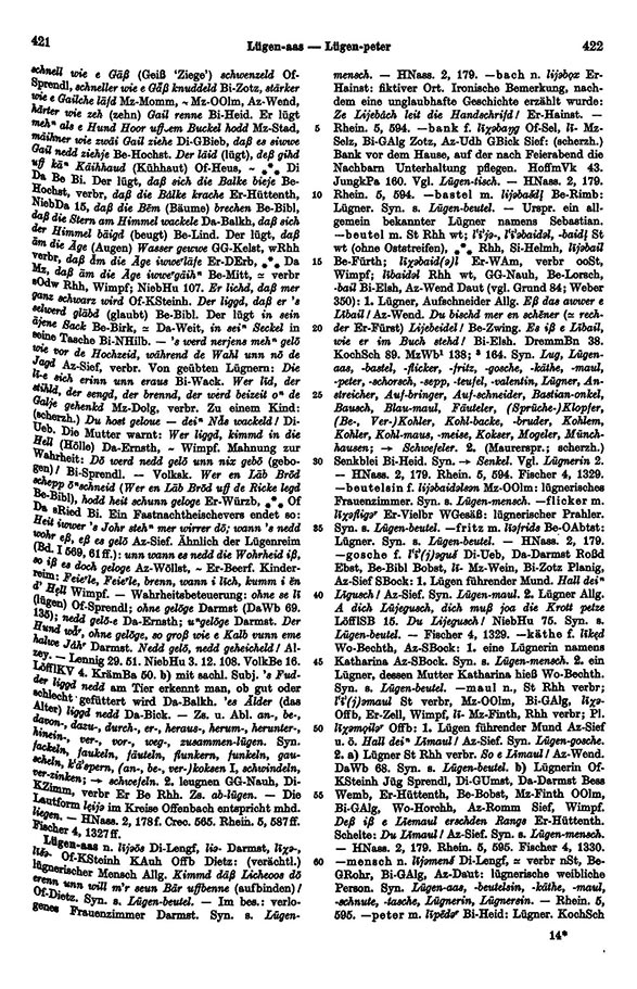 Page View: Volume 4, Columns 421–422