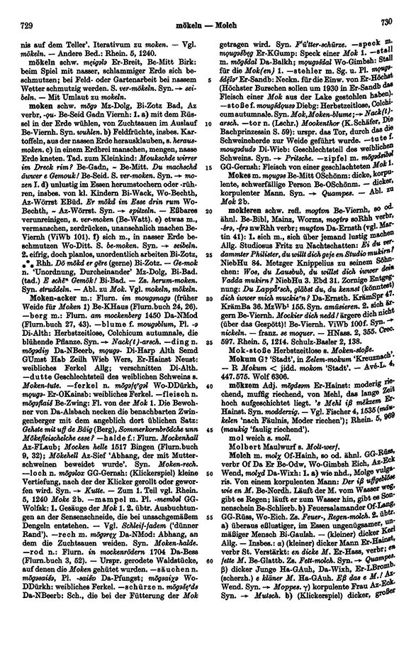 Click to enlarge Page View: Volume 4, Columns 729–730