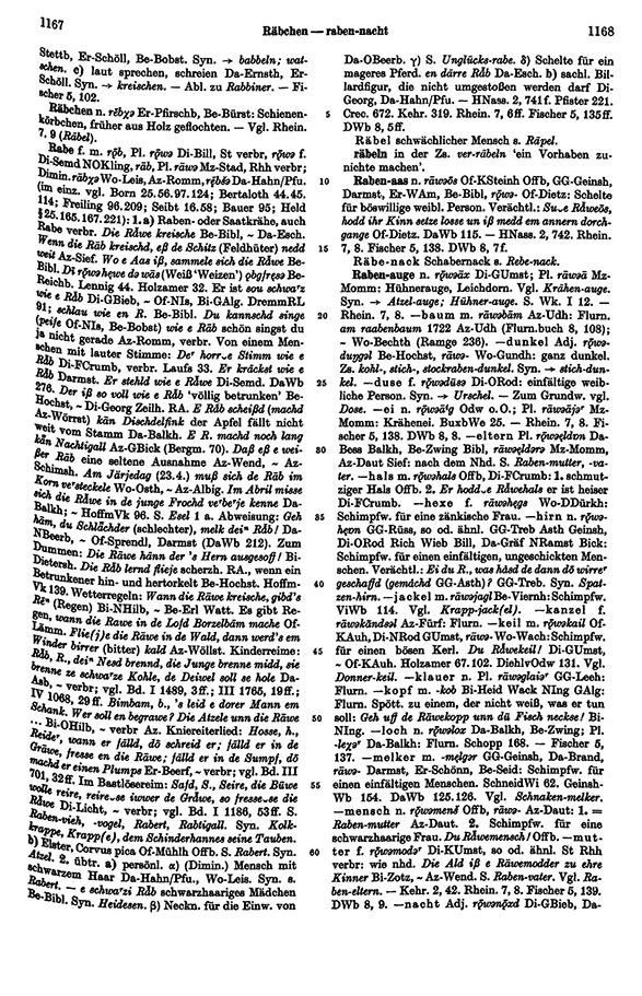 Click to enlarge Page View: Volume 4, Columns 1167–1168