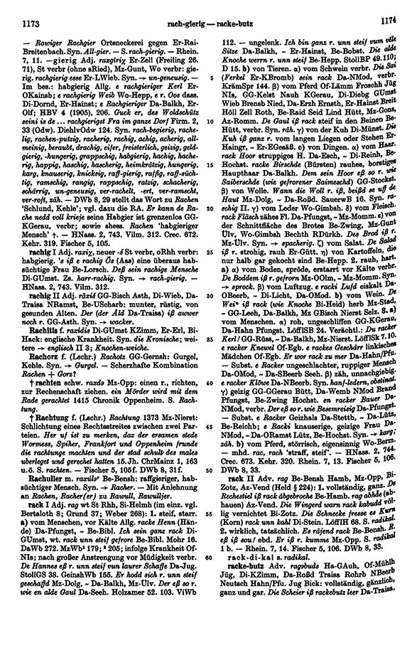 Click to enlarge Page View: Volume 4, Columns 1173–1174
