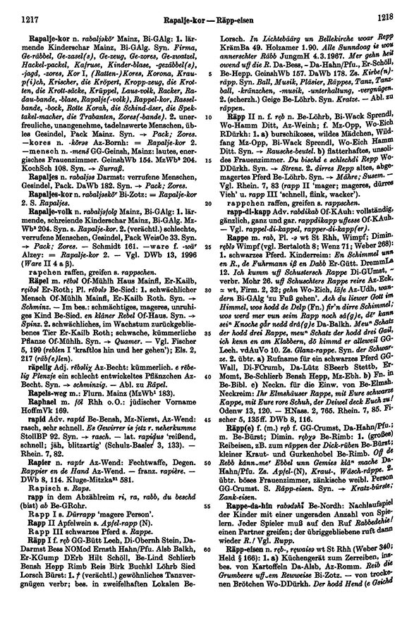 Click to enlarge Page View: Volume 4, Columns 1217–1218