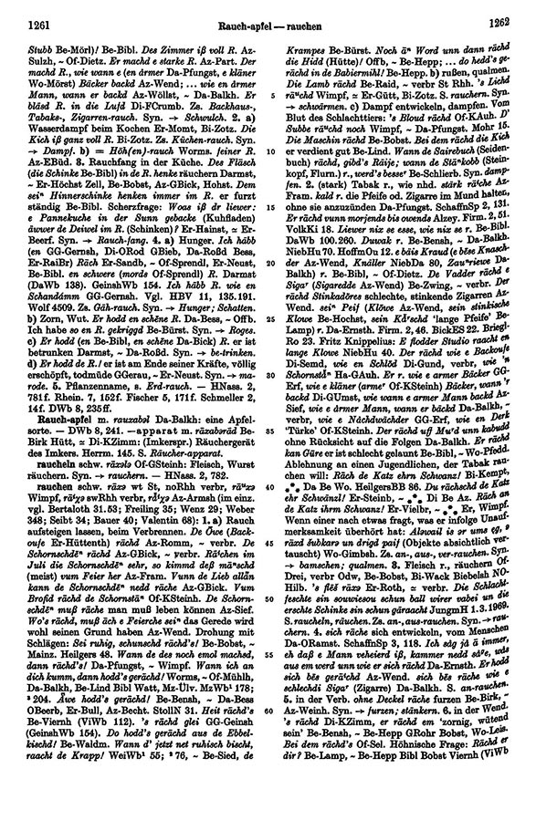 Click to enlarge Page View: Volume 4, Columns 1261–1262