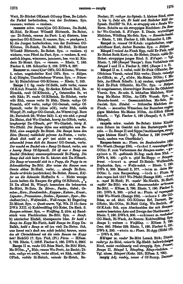 Click to enlarge Page View: Volume 4, Columns 1273–1274