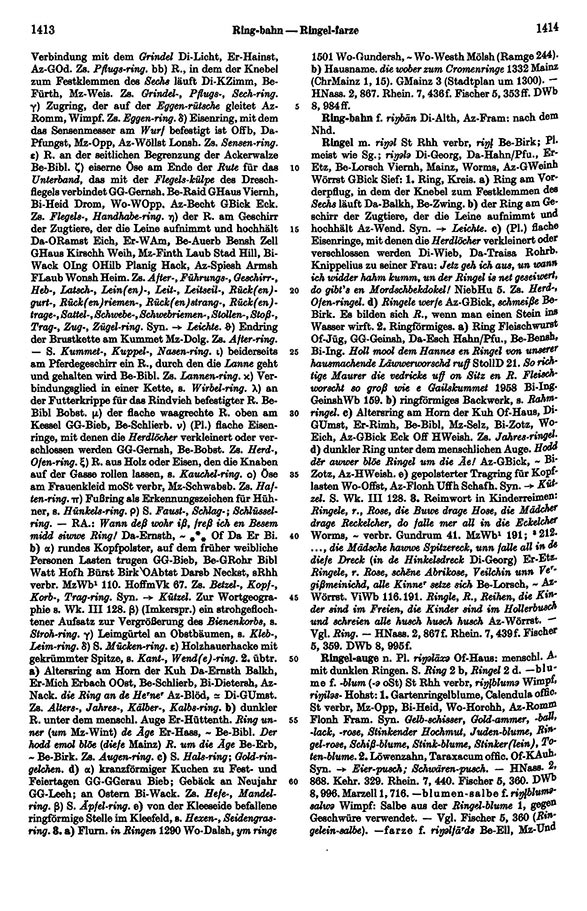 Click to enlarge Page View: Volume 4, Columns 1413–1414