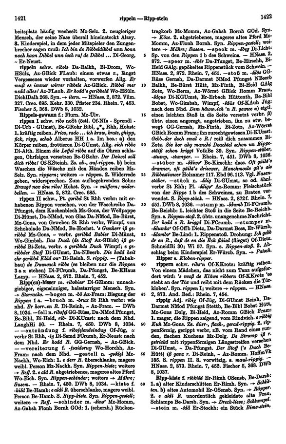 Zum Vergrößern bitte klicken Seitenanzeige: Band 4, Spalten 1421–1422