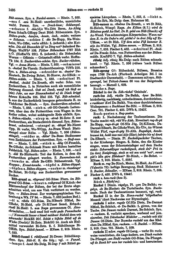 Zum Vergrößern bitte klicken Seitenanzeige: Band 4, Spalten 1495–1496