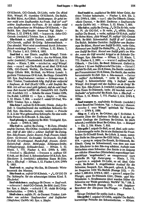 Seitenanzeige: Band 5, Spalten 103–104
