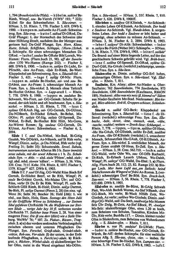 Seitenanzeige: Band 5, Spalten 111–112