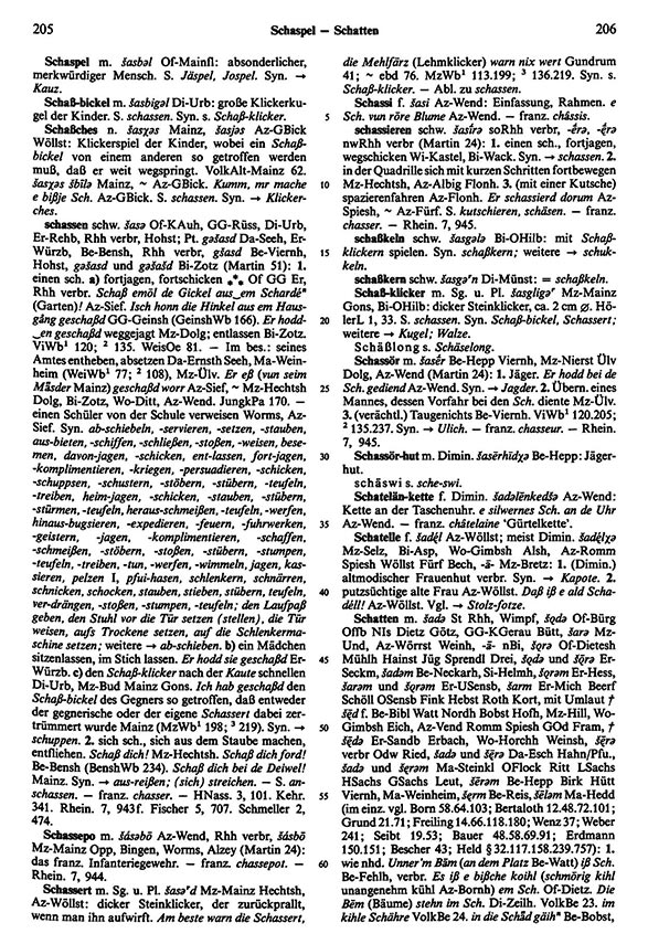Seitenanzeige: Band 5, Spalten 205–206