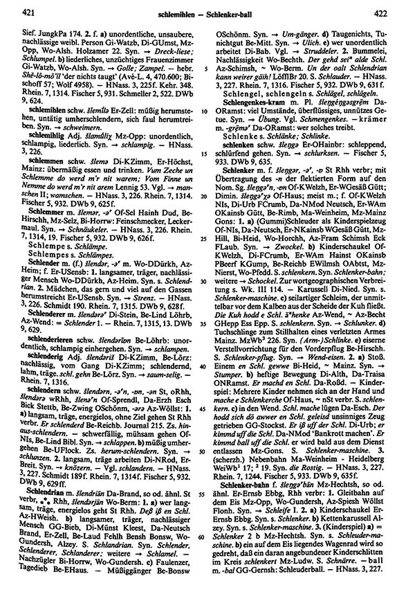 Click to enlarge Page View: Volume 5, Columns 421–422