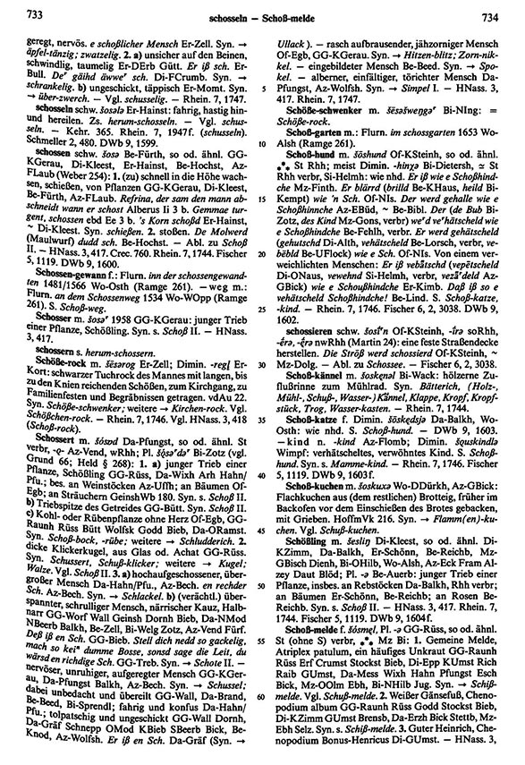 Click to enlarge Page View: Volume 5, Columns 733–734
