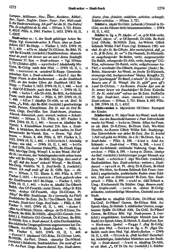 Click to enlarge Page View: Volume 5, Columns 1273–1274