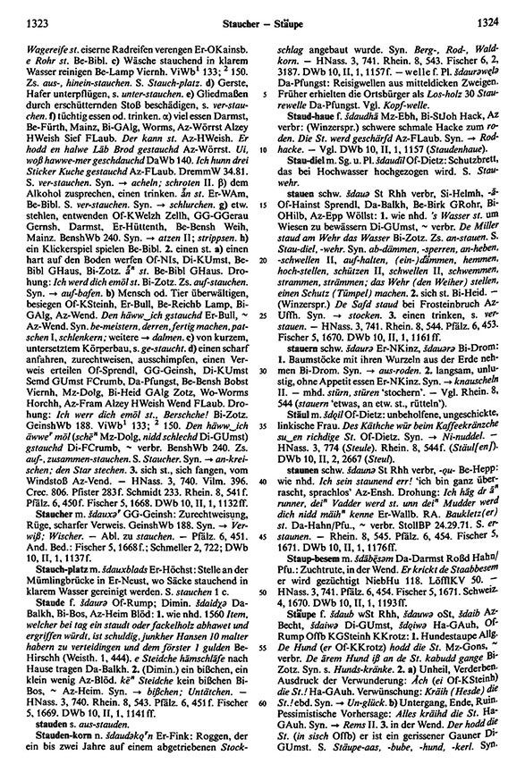 Click to enlarge Page View: Volume 5, Columns 1323–1324