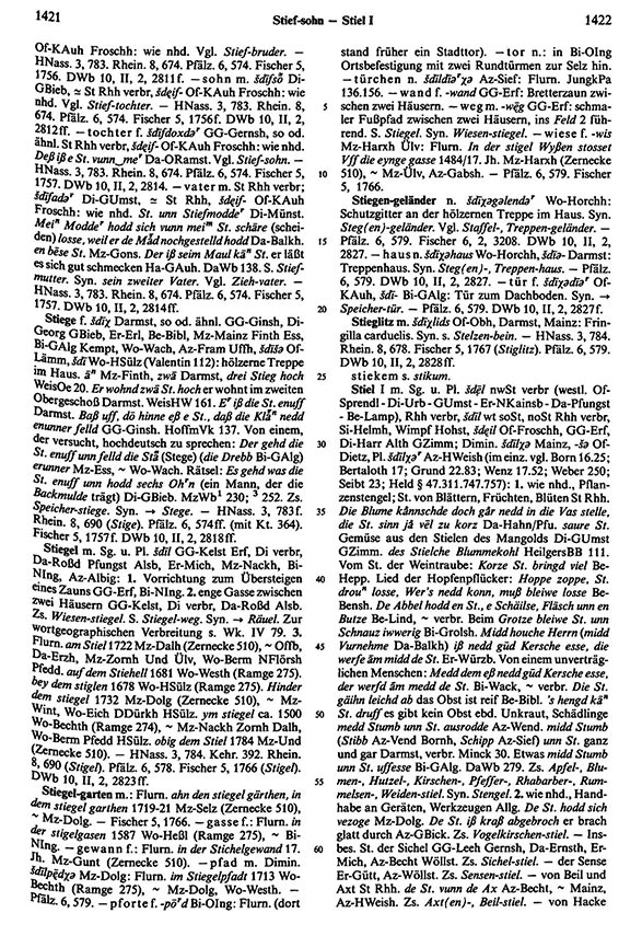 Seitenanzeige: Band 5, Spalten 1421–1422