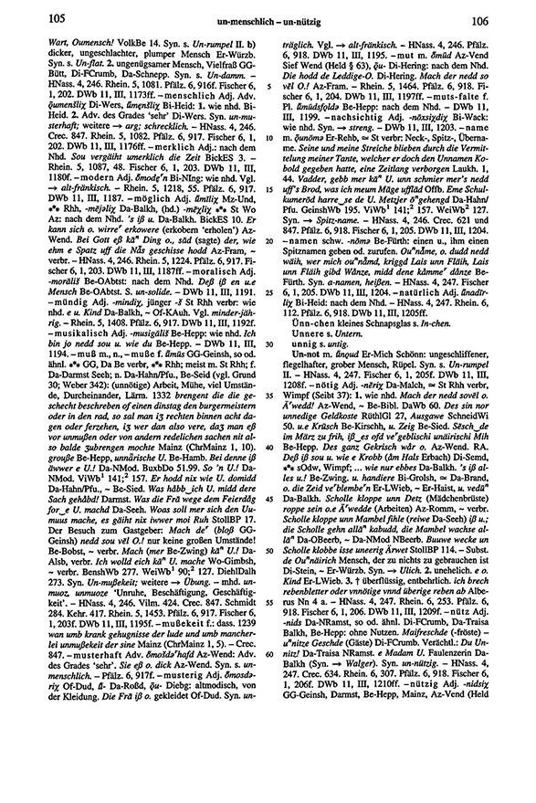 Seitenanzeige: Band 6, Spalten 105–106