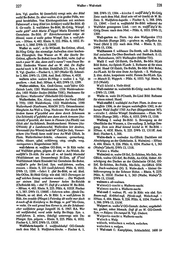 Click to enlarge Page View: Volume 6, Columns 227–228