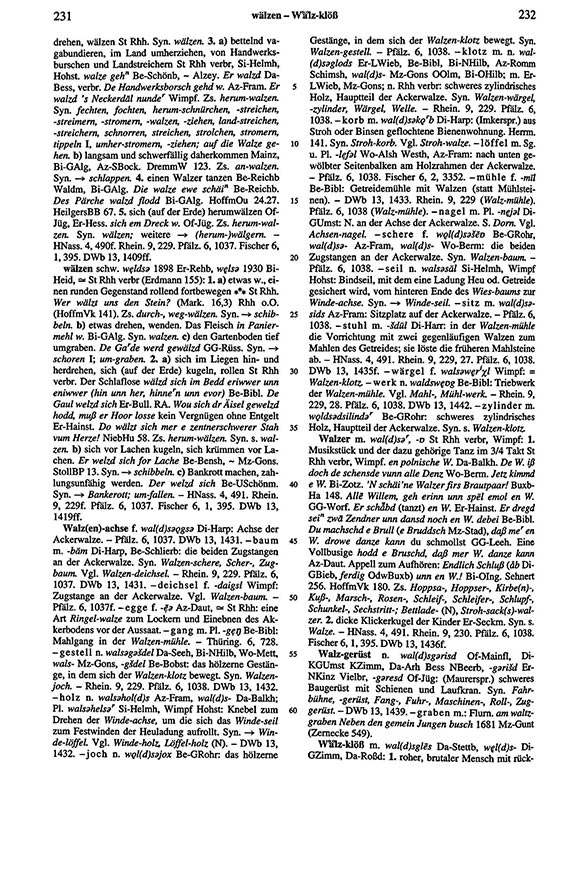Click to enlarge Page View: Volume 6, Columns 231–232