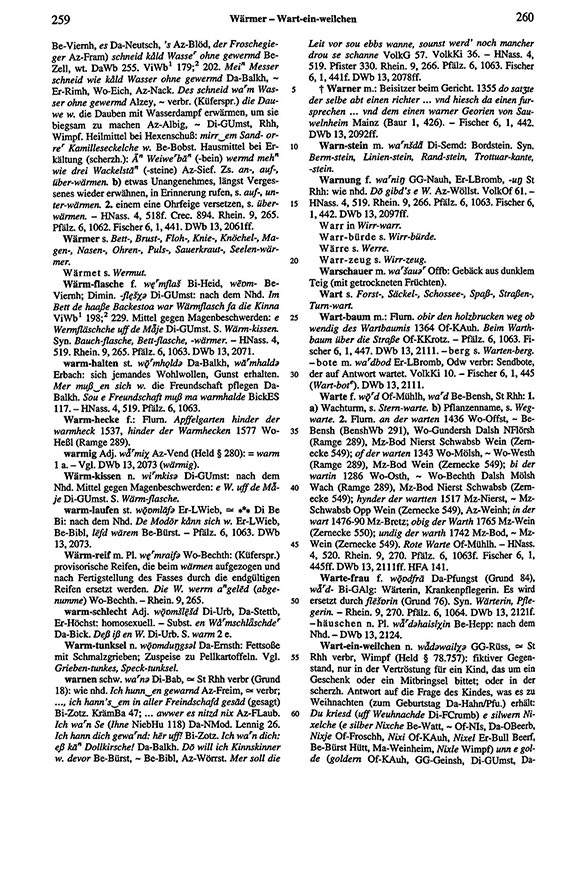 Page View: Volume 6, Columns 259–260