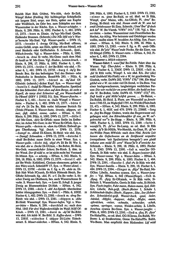 Click to enlarge Page View: Volume 6, Columns 291–292
