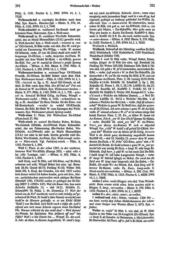 Seitenanzeige: Band 6, Spalten 391–392