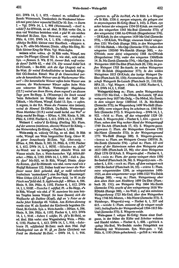Click to enlarge Page View: Volume 6, Columns 401–402
