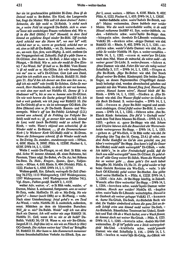 Click to enlarge Page View: Volume 6, Columns 431–432