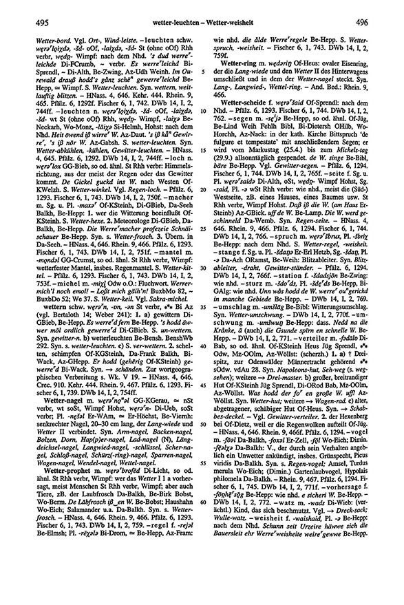 Seitenanzeige: Band 6, Spalten 495–496