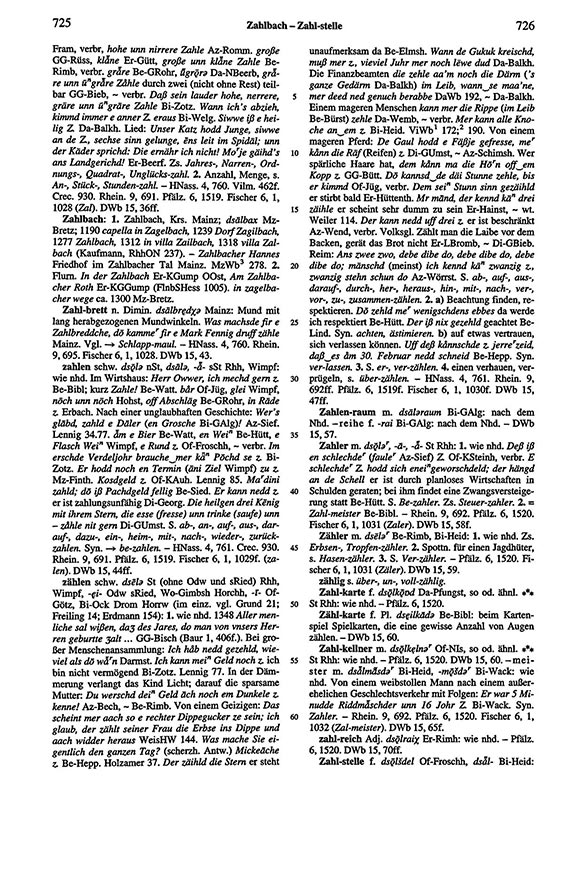 Click to enlarge Page View: Volume 6, Columns 725–726