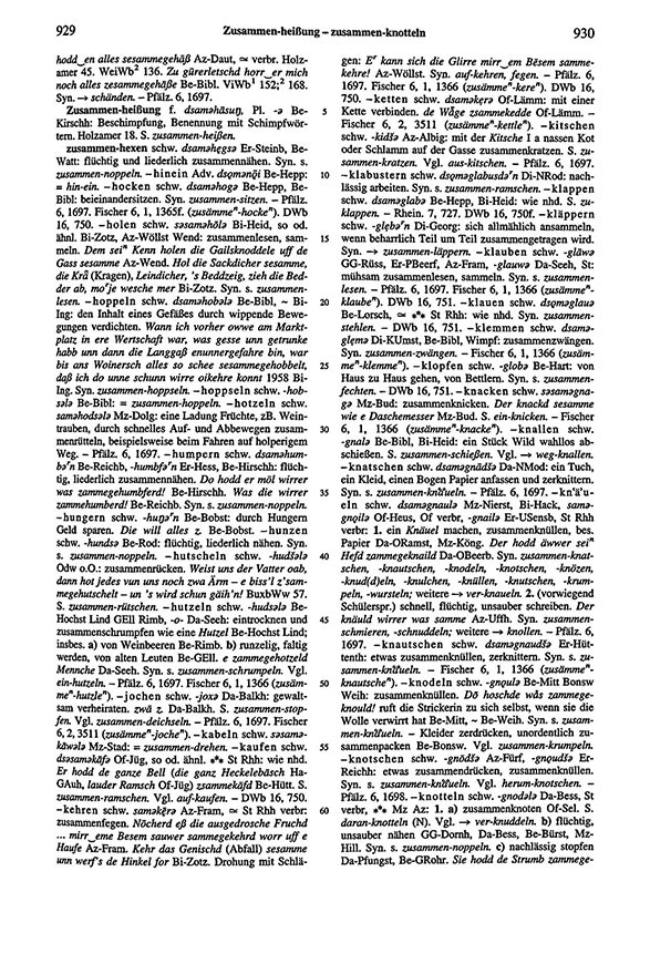 Click to enlarge Page View: Volume 6, Columns 929–930